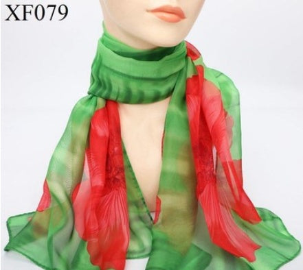 Print Chiffon Scarf Shawl