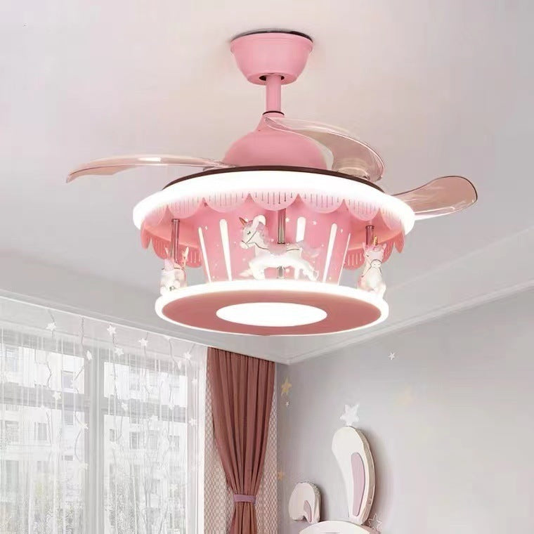 Children's Bedroom Light Rotating Girl's Room Overhead Light