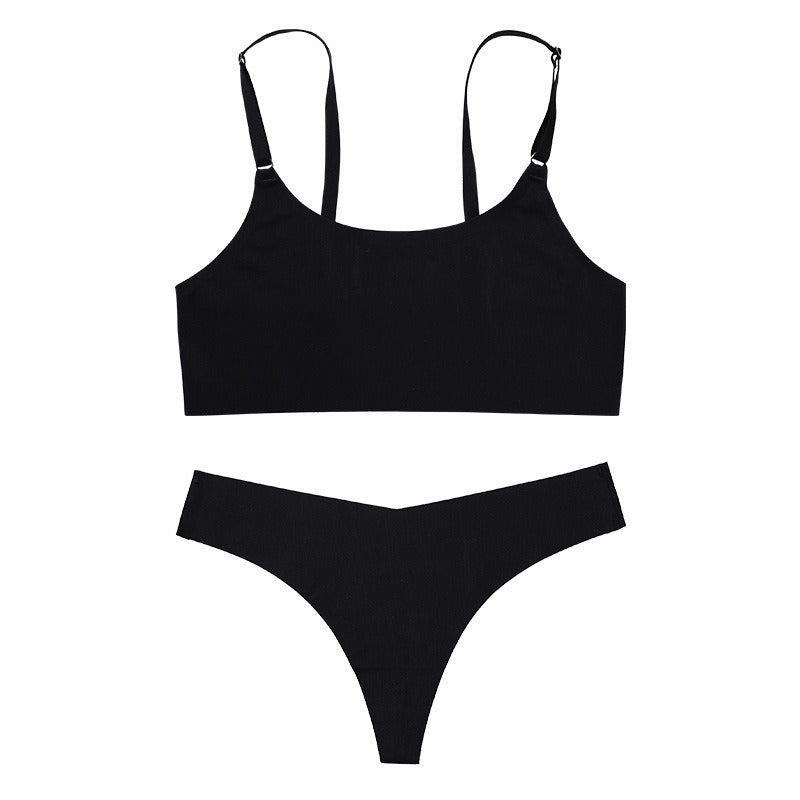 Underwear Suit Female Wireless Thin