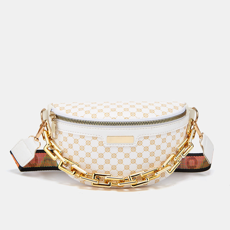 Sac de poitrine tendance pour femme, sac à bandoulière, sac banane imprimé léopard