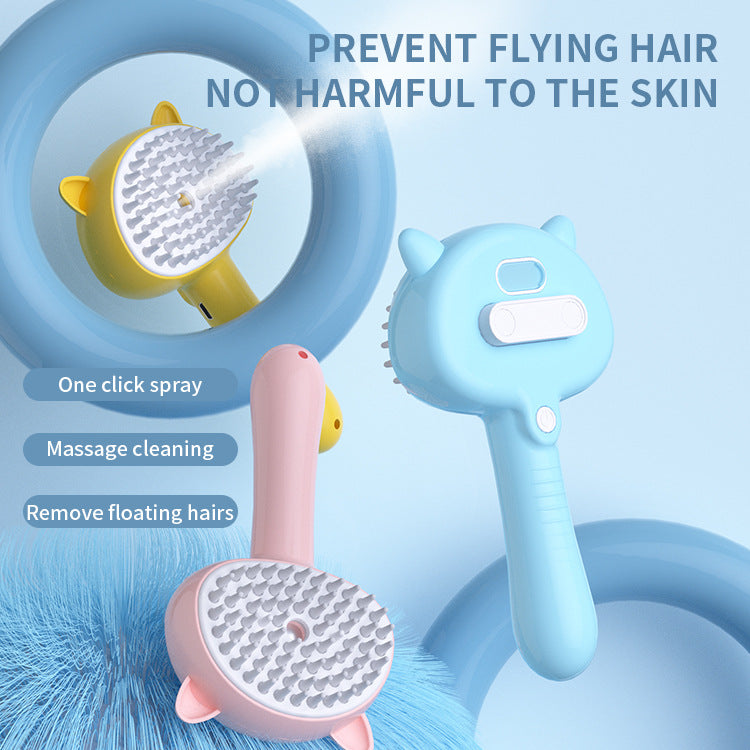 Hair Cleaning Brush Rechargeable Self Cleaning Slicker Brush For Pets Dogs & Cats Pet Products