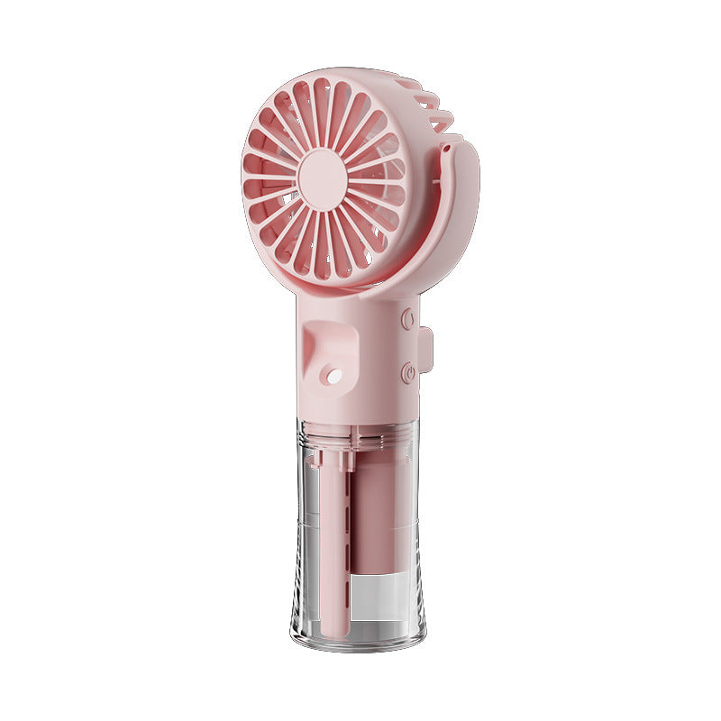 Hand-held Spray Fan Small Desktop Folding Fan