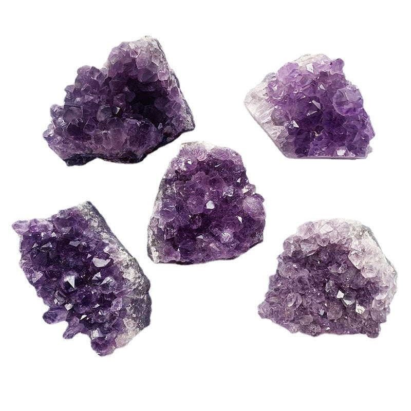 Natural Crystal Amethyst Block Ornaments