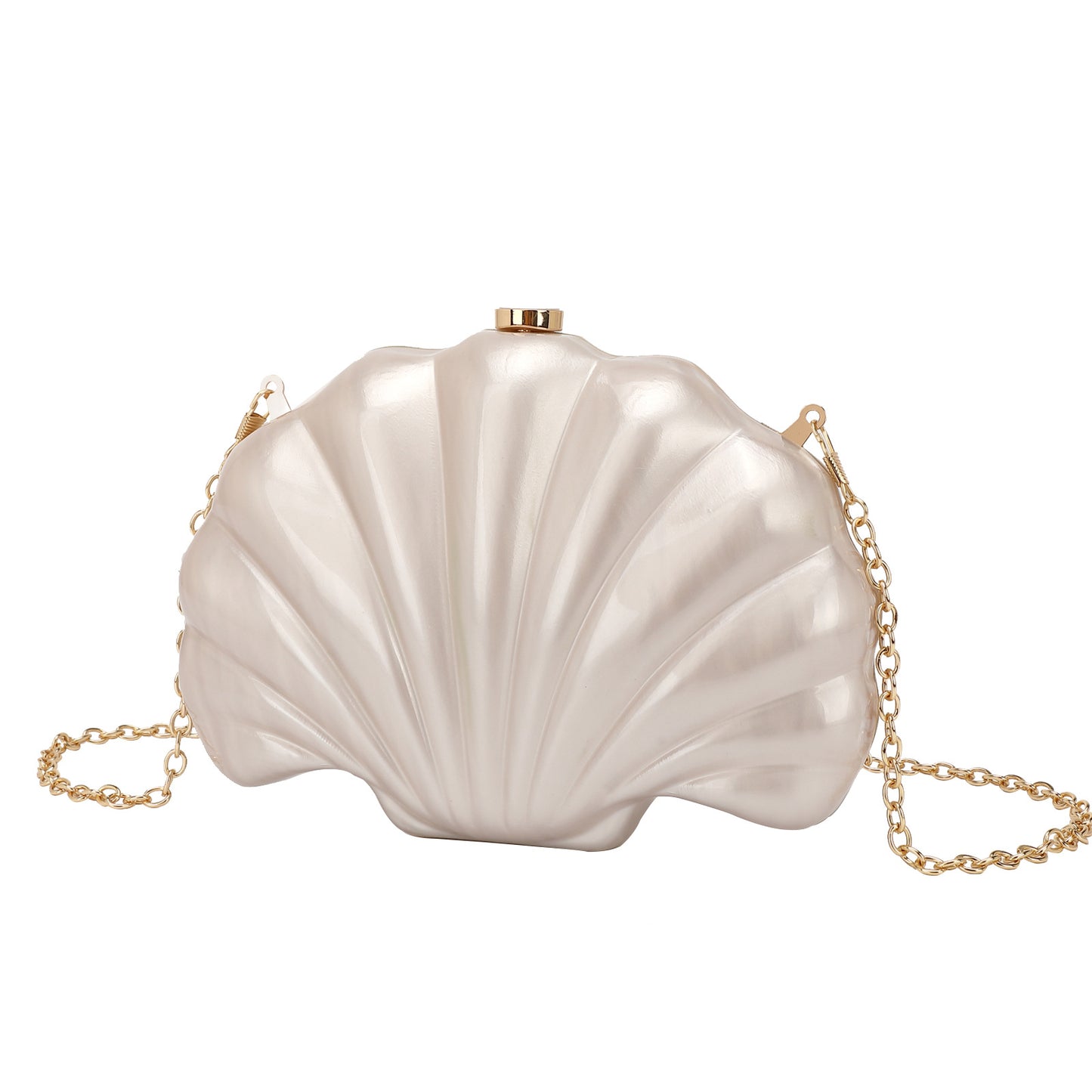 Sac messager à bandoulière en chaîne multicolore Shell