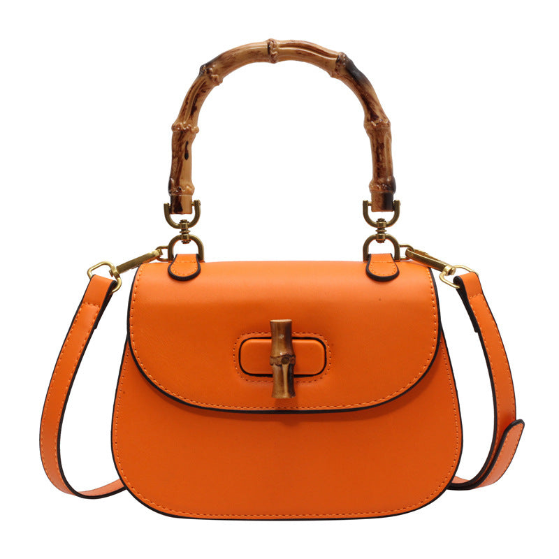 Sac à bandoulière portable en bambou pour femme