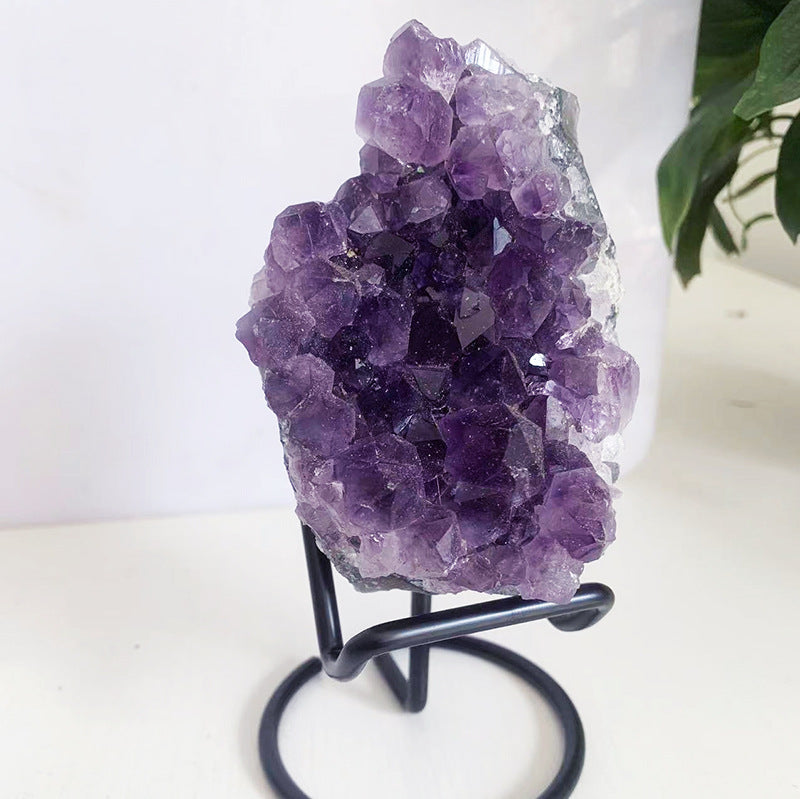 Natural Crystal Amethyst Block Ornaments