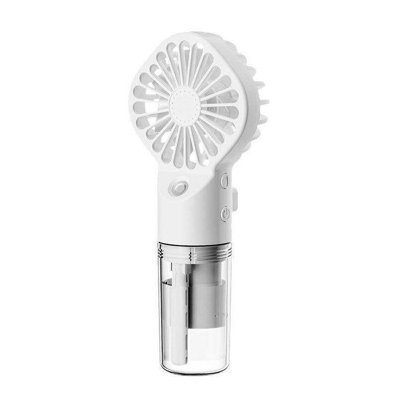 Hand-held Spray Fan Small Desktop Folding Fan