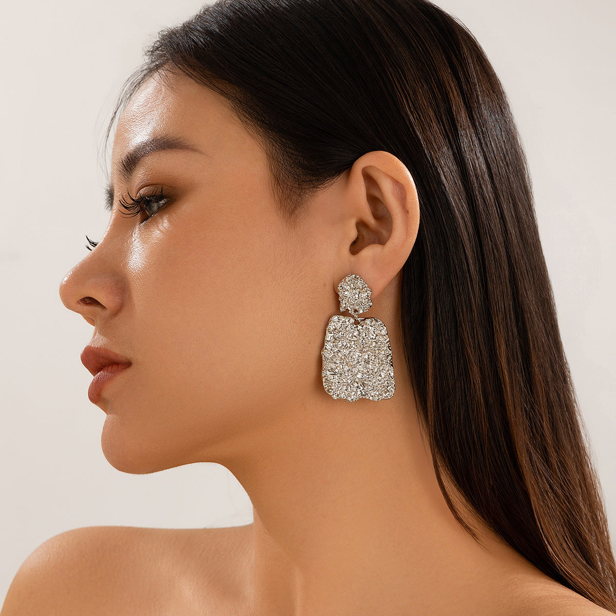 Irregular Scallop Earrings For Women Exaggerated