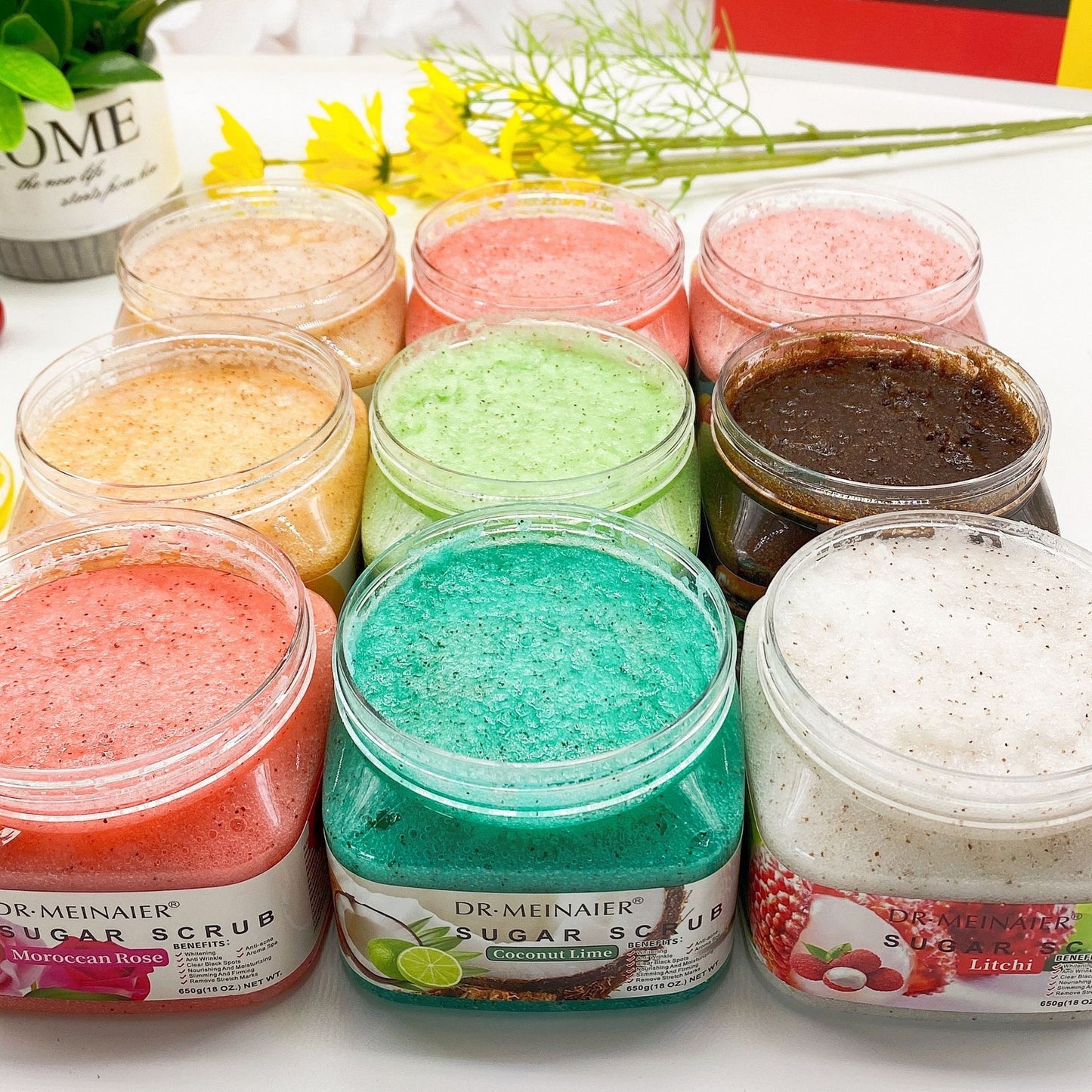 Gommage à la crème glacée Sucre de bain Sels de bain exfoliants