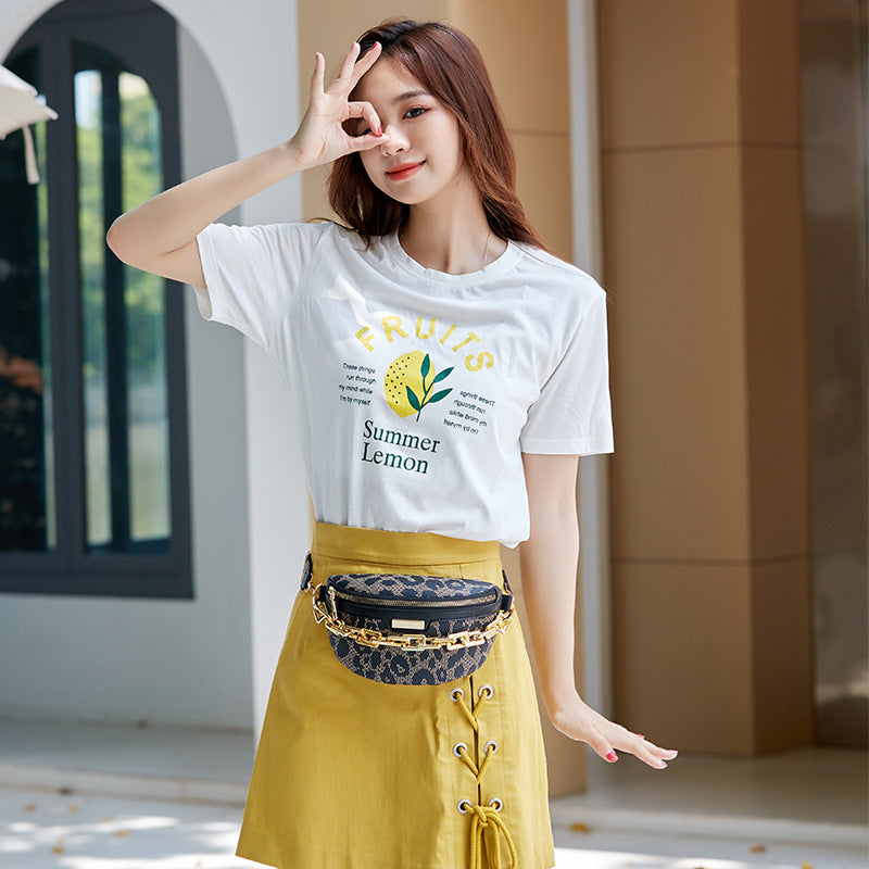 Sac de poitrine tendance pour femme, sac à bandoulière, sac banane imprimé léopard