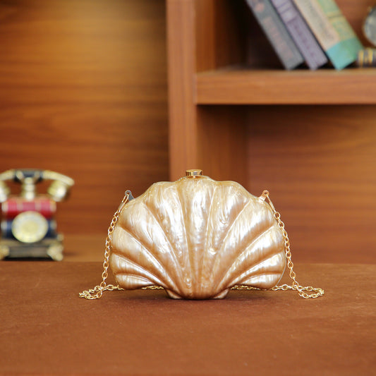 Sac messager à bandoulière en chaîne multicolore Shell