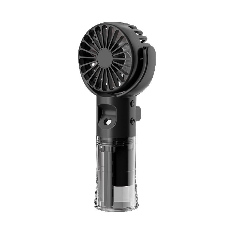 Hand-held Spray Fan Small Desktop Folding Fan