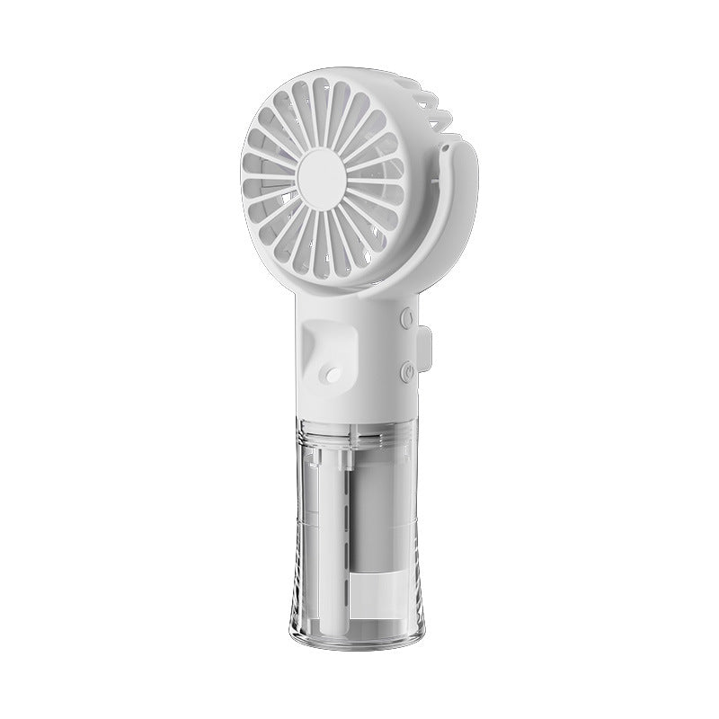 Hand-held Spray Fan Small Desktop Folding Fan