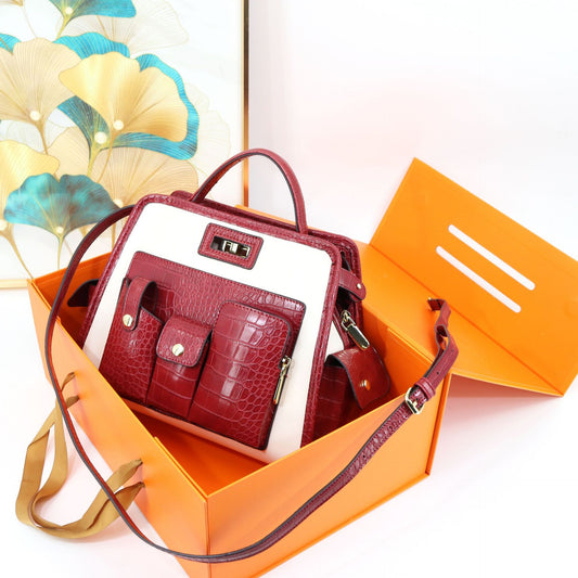 High Textured Pattern Handbag