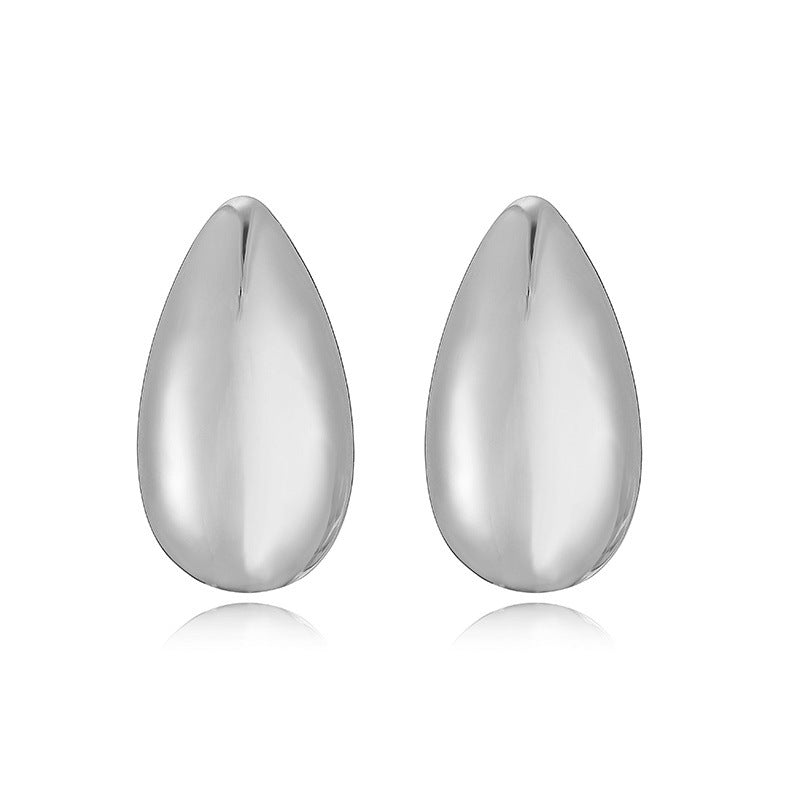 Love Star Full Zirconium Water Drop-shaped Earrings