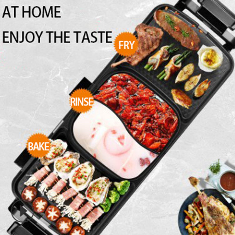 Household Practical Electric Barbecue Flat Pan