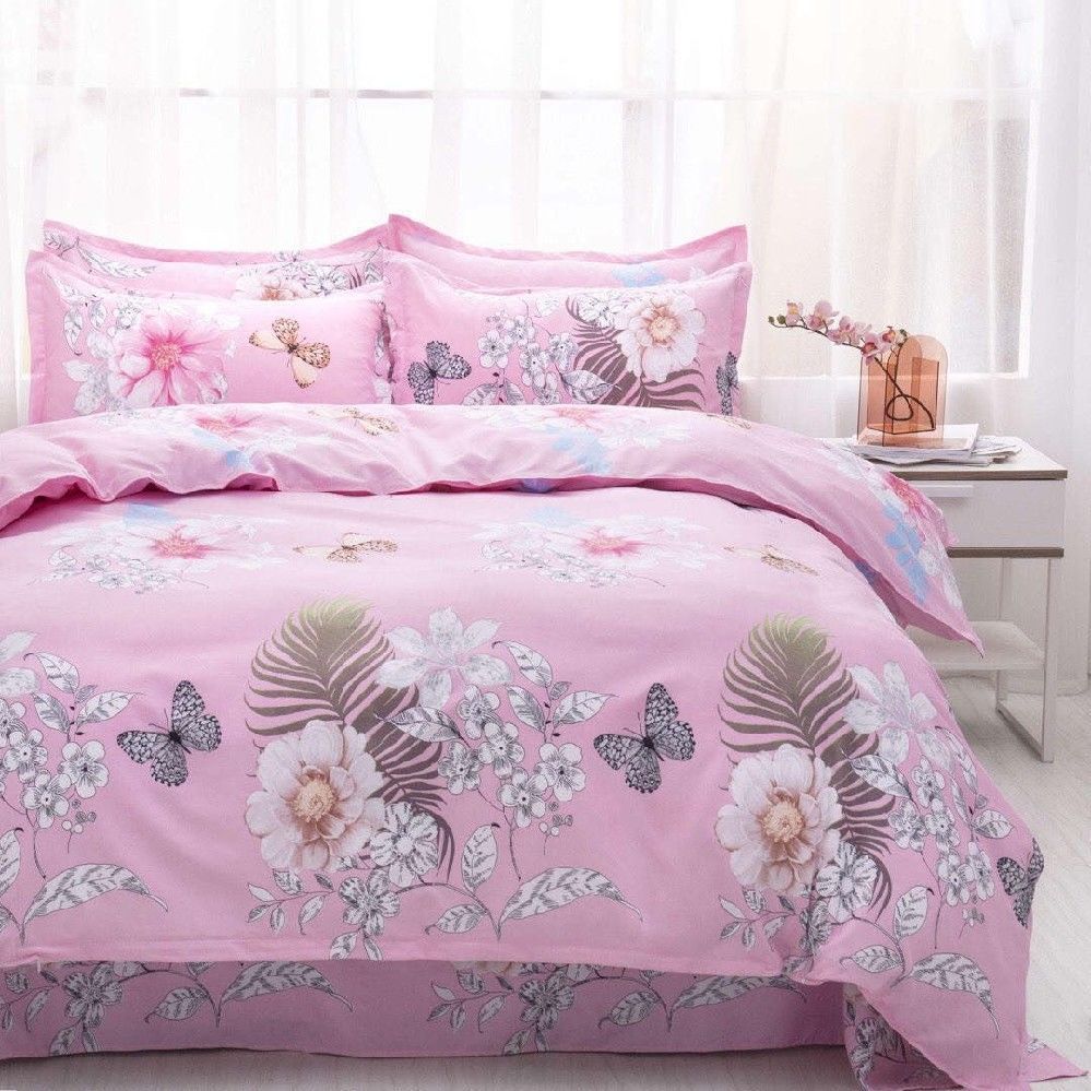 Four-piece Set Duvet Cover One-piece Single Double Thick Bed Sheet Three-piece Set