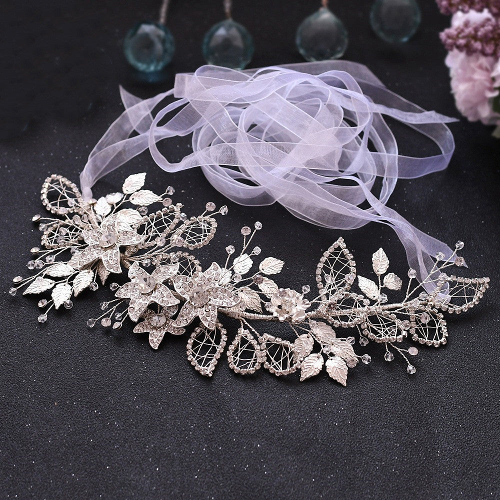 Bride Waist Seal Handmade Belt Rhinestone Wedding Dress