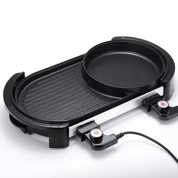 Barbecue Integrated Pot Dual Temperature Control Anti Scalding Electric Hot Pot