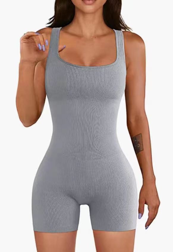 Open Back Waisted Women's Jumpsuit