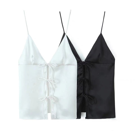 Women's Elegant Silk Satin Texture Camisole