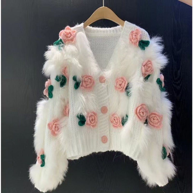 Gentle Soft Glutinous High-grade Sweater Embroidery