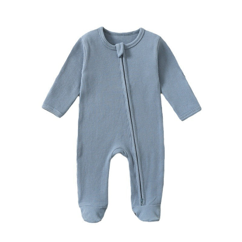 Long Sleeve Zipper Baby Jumpsuit