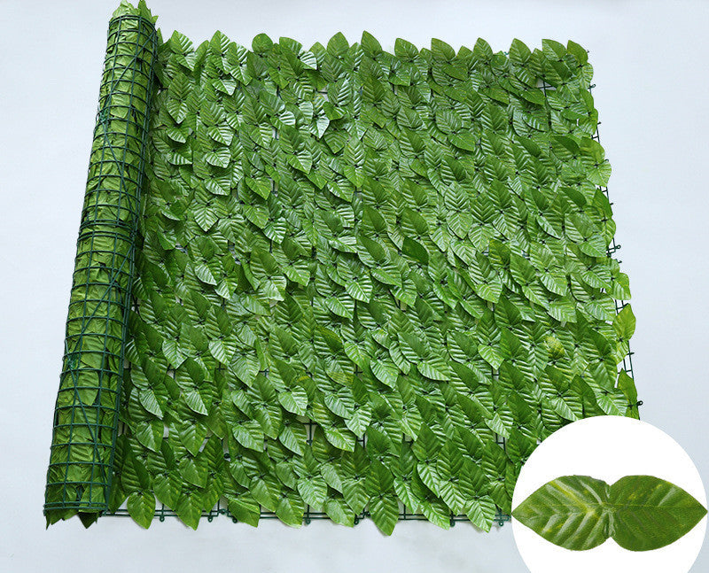 Simulation Fence Green Radish Leaves Balcony Garden Decoration Plant