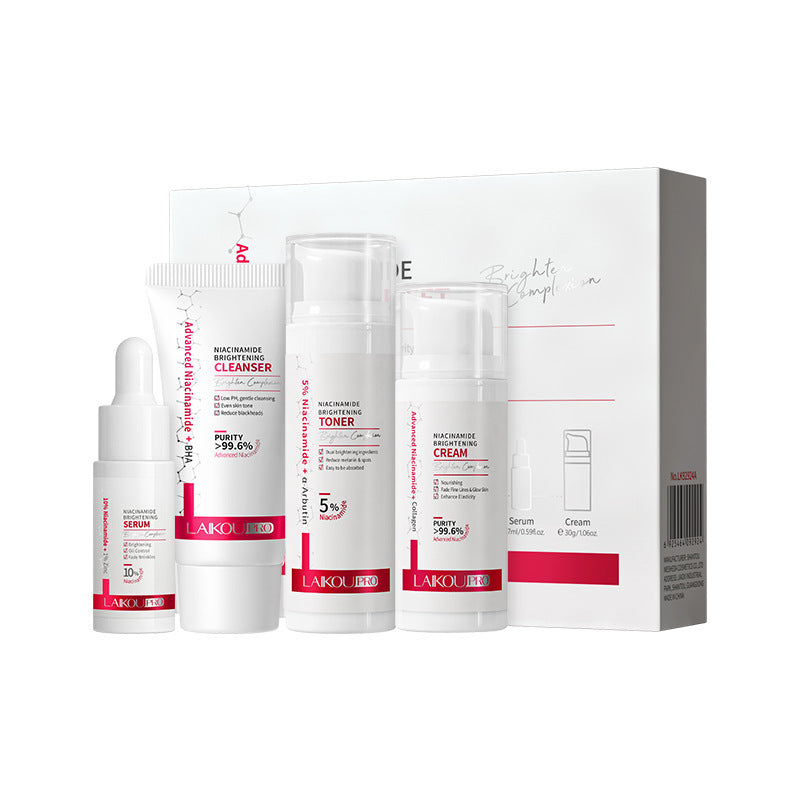 Nicotinamide 4-piece Set Moisturizing And Beautiful