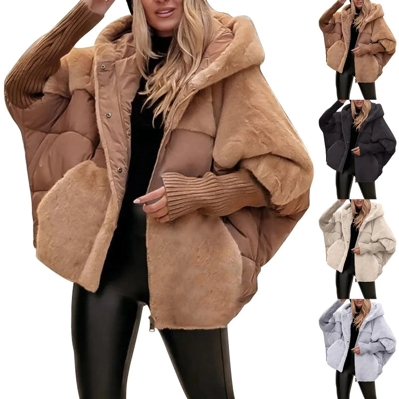 Winter Coat Comfort Chic Long Sleeve Hooded Jacket