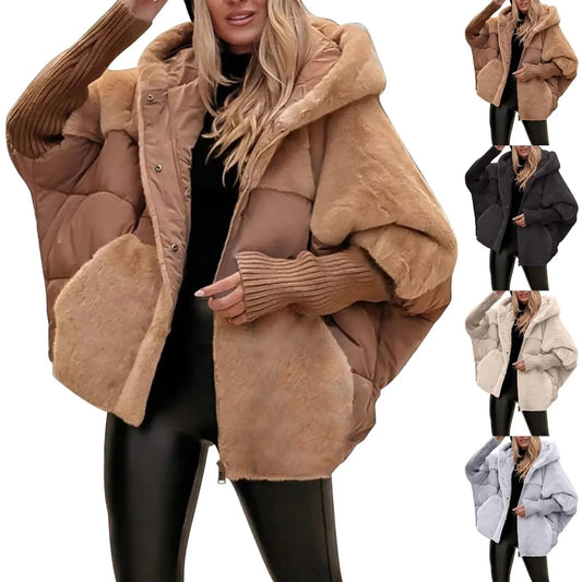 Winter Coat Comfort Chic Long Sleeve Hooded Jacket
