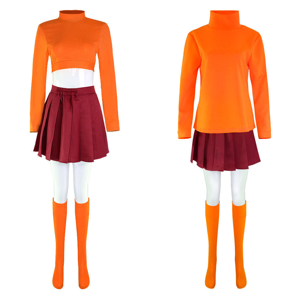 Disfraz de personaje de Halloween Traje Velma Marie Dinkley - Scooby-Doo