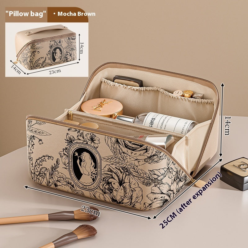 Cosmetic Bag Women's Large Capacity Portable Travel Waterproof Wash Bag