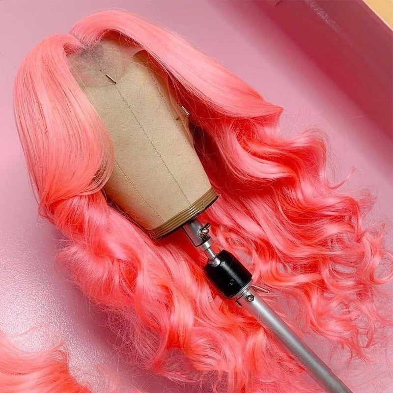 Peluca de cabello humano cosplay para mujer