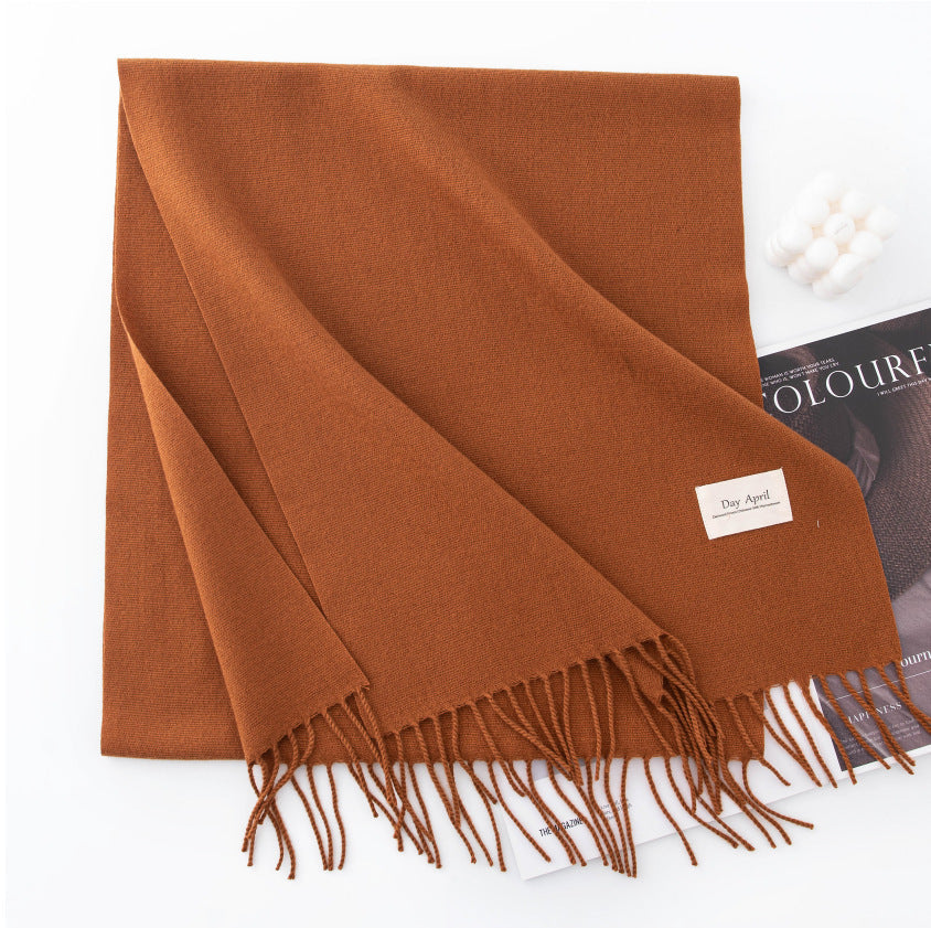 Artificial Cashmere Scarf Female Warm Shawl