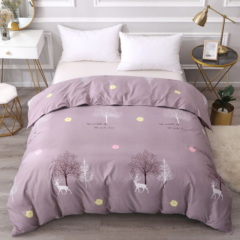 Student Dormitory Skin-friendly Brushed Individual Quilt Cover