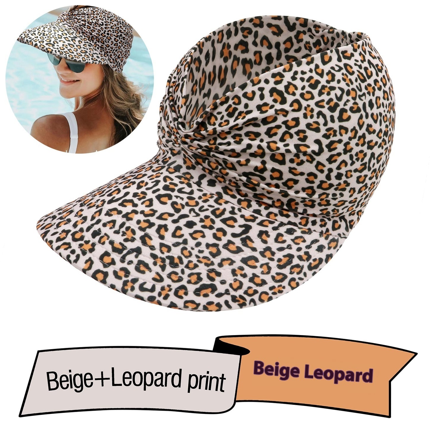 Printed Sun Hat Sun Protection UV Big Brim