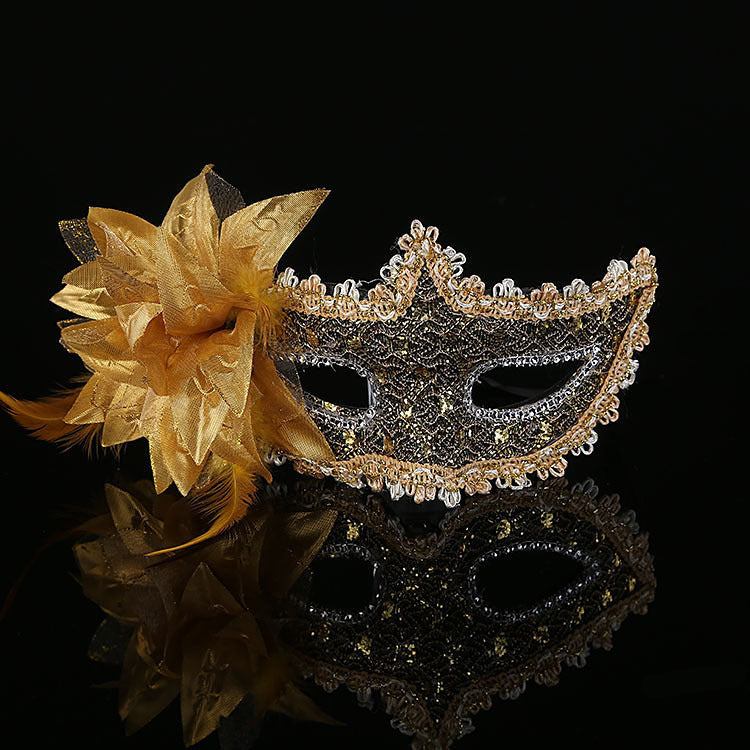 Dragon Leather Masquerade Lily Princess Mask