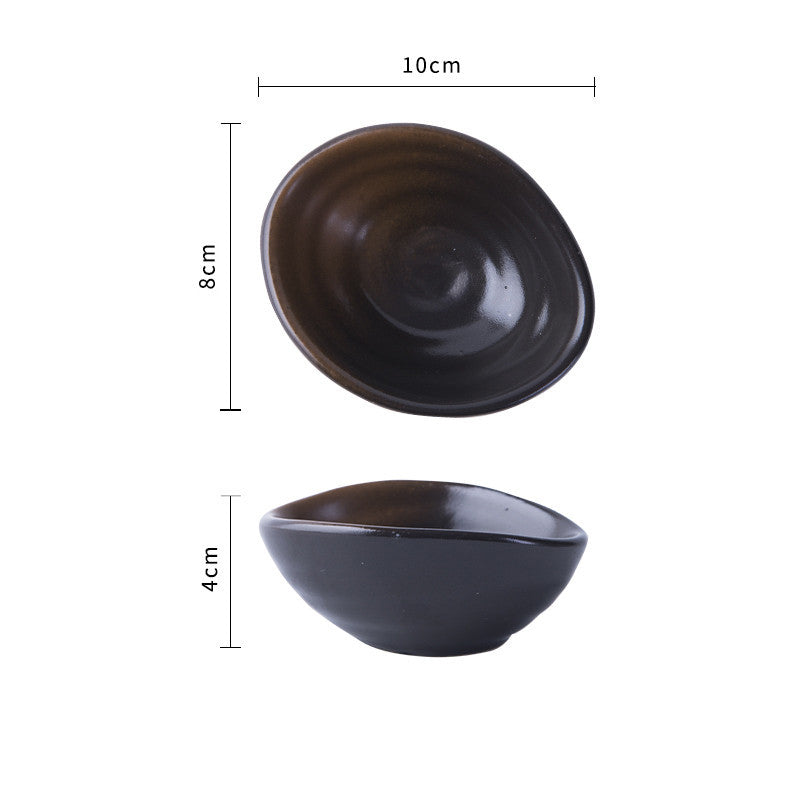 Seasoning Household Ceramic Soy Sauce Dish