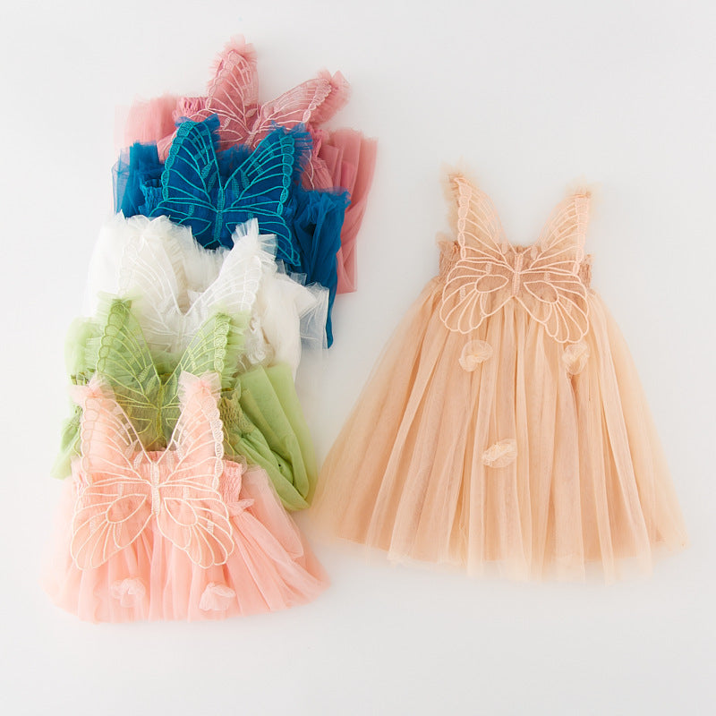 Vestido de princesa con tirantes para niños Pettiskirt