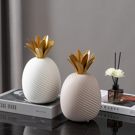 Pineapple Fruit Ornament Home Modern Simple Entrance Desktop