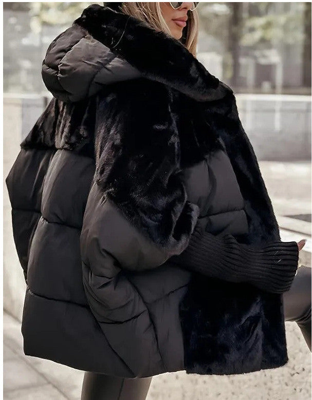 Winter Coat Comfort Chic Long Sleeve Hooded Jacket