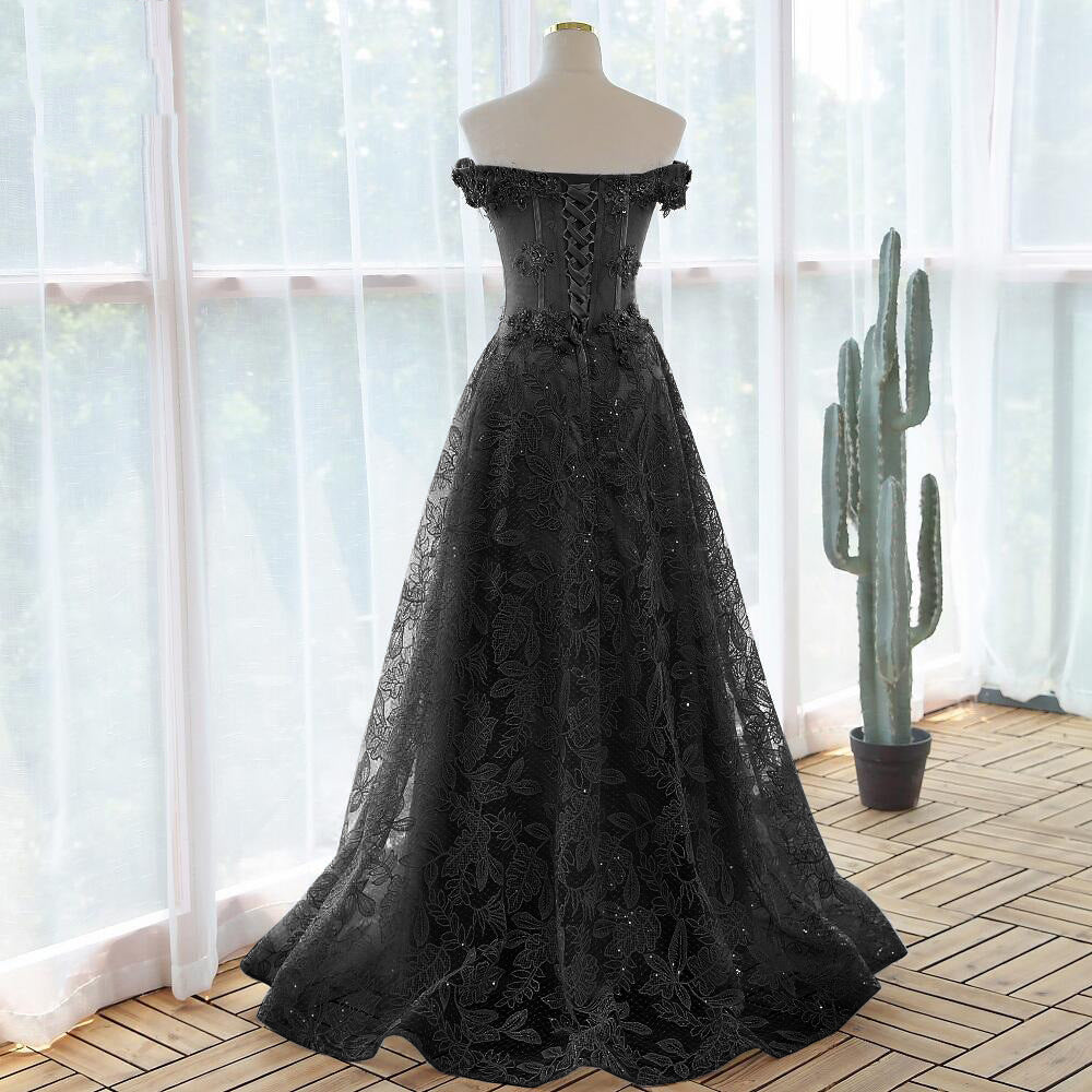 Lace Flower Dress Ball Gown