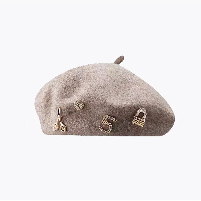 Women's Autumn And Winter Fashion Warm Woolen Hat