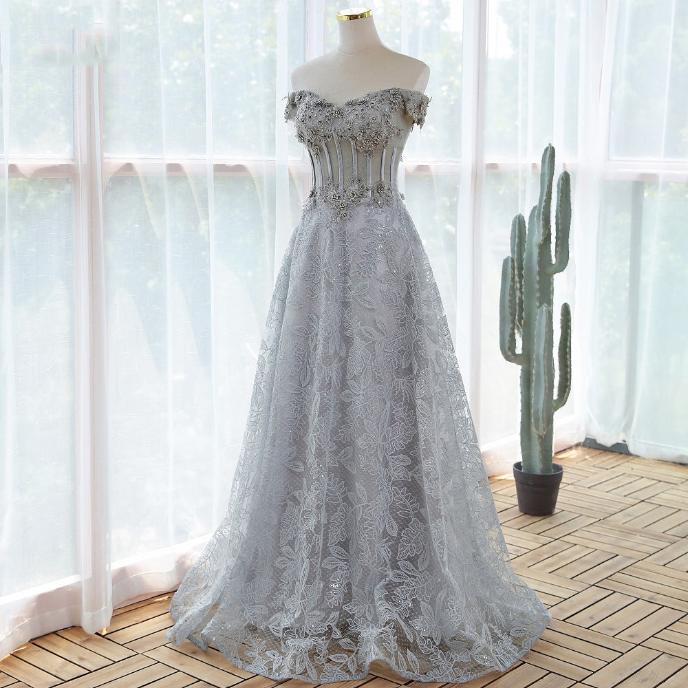 Lace Flower Dress Ball Gown