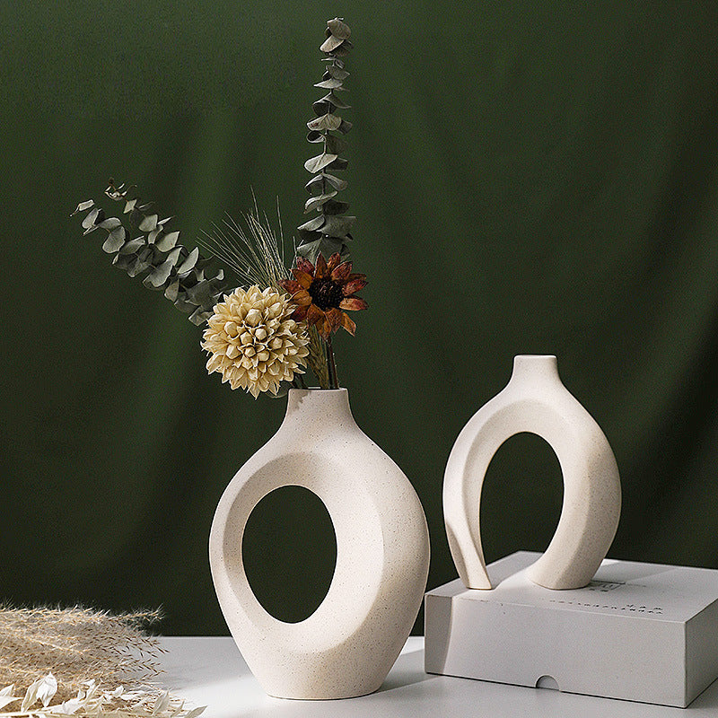 Creative Ceramic Vase Craft Ornament Set