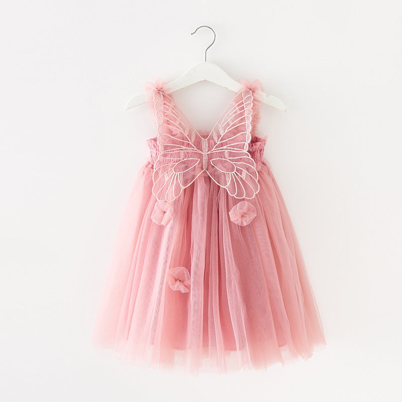 Vestido de princesa con tirantes para niños Pettiskirt