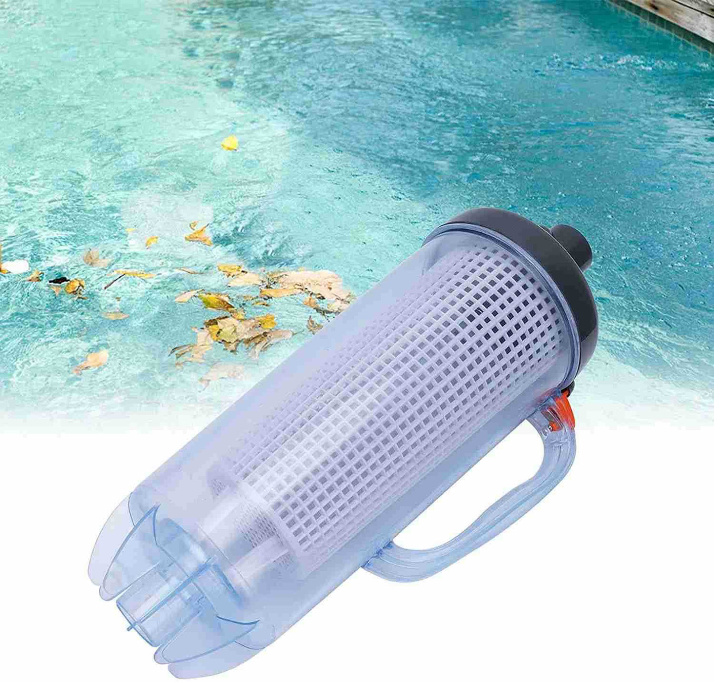 Swimming Pool Leaf Tank With 24cm Hose Filter Basket