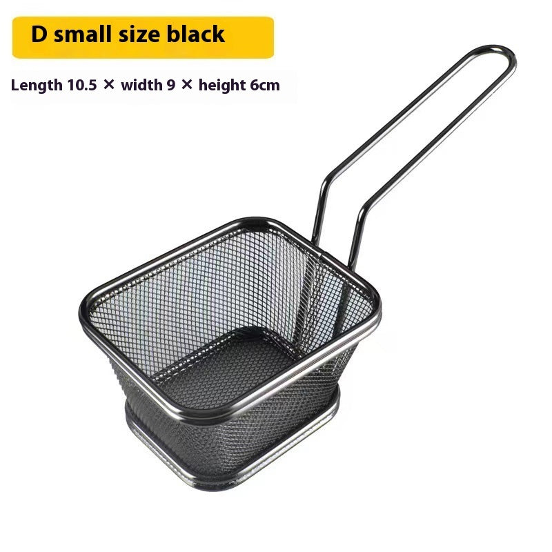 304 Stainless Steel Chips Basket Mini Frying Basket