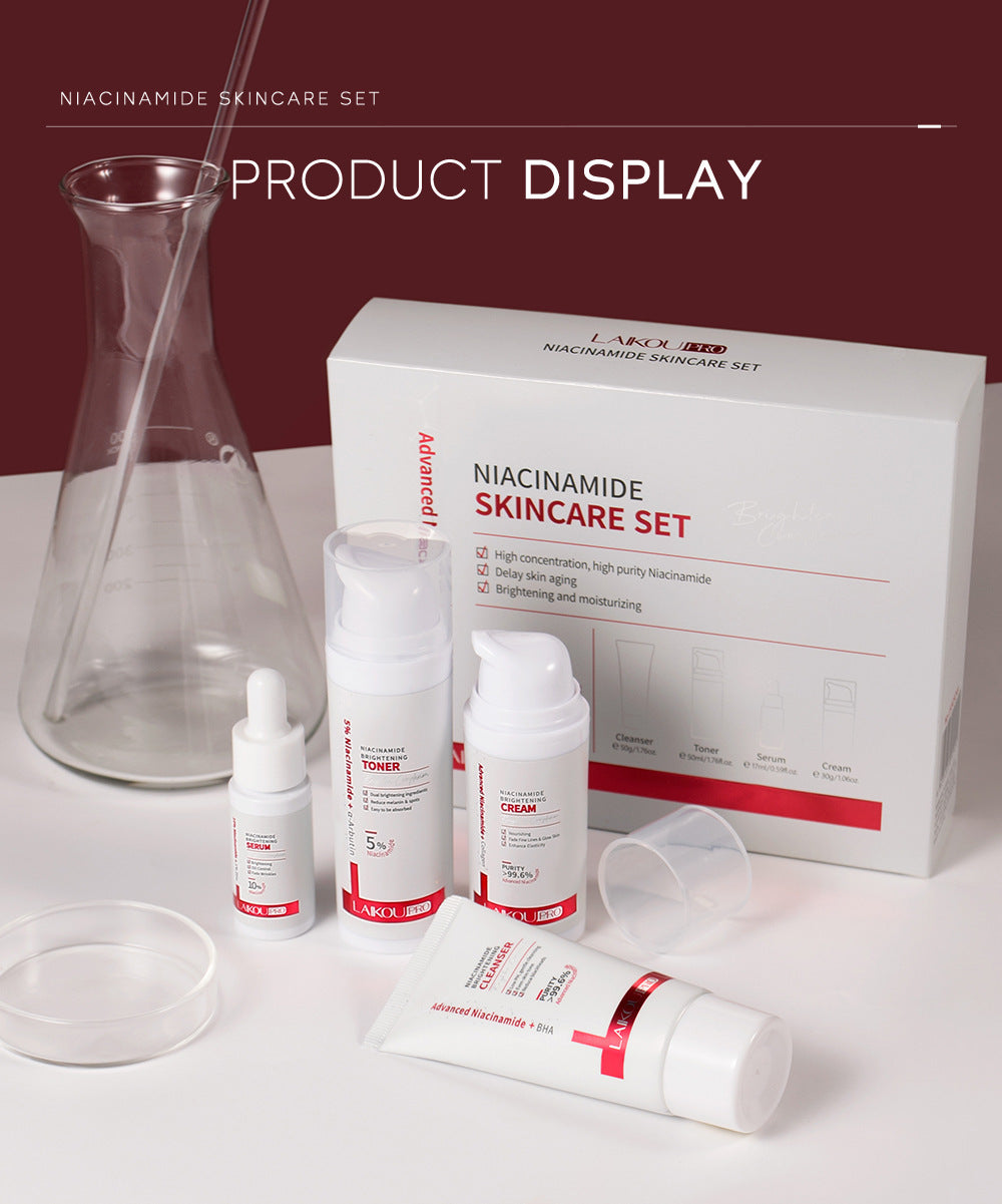 Nicotinamide 4-piece Set Moisturizing And Beautiful